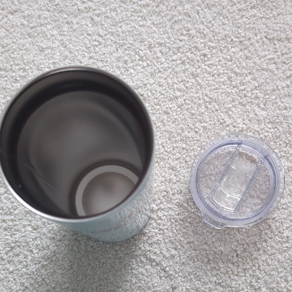 3 For $30. Caribou Coffee White Tumbler - Picture 2 of 14